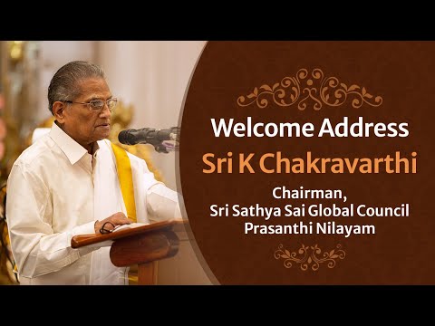 Welcome, Address Sri. Chakravarthi